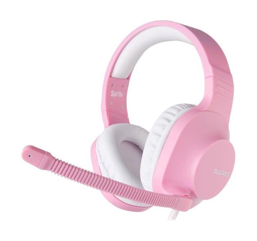 

Sades spirits wired gaming headset - pink