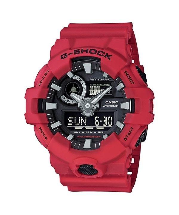 

Casio g-shock sport watch for men (ga-700-4adr) - red