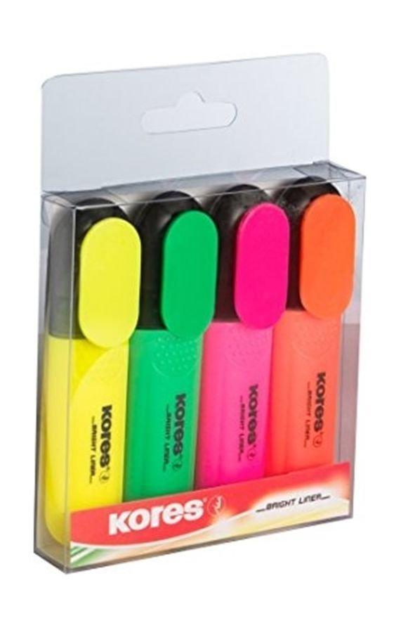 

Kores highlighter 4pcs