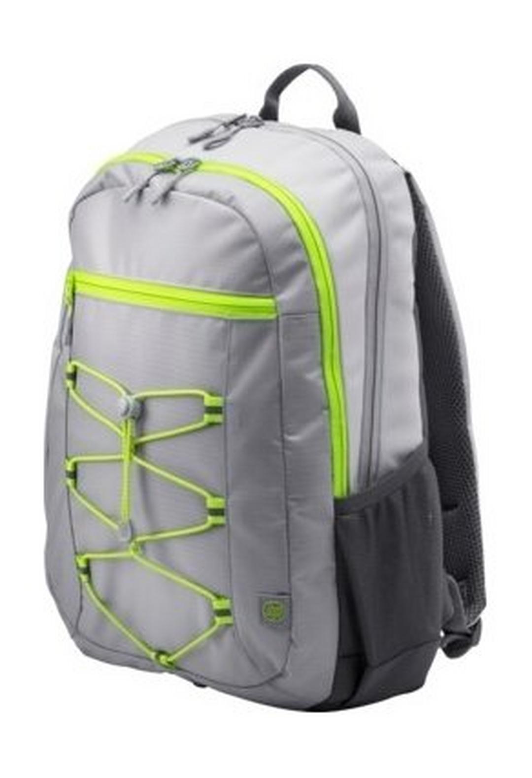 HP 15.6 Active Backpack (1LU23AA) - Grey/Neon Yellow