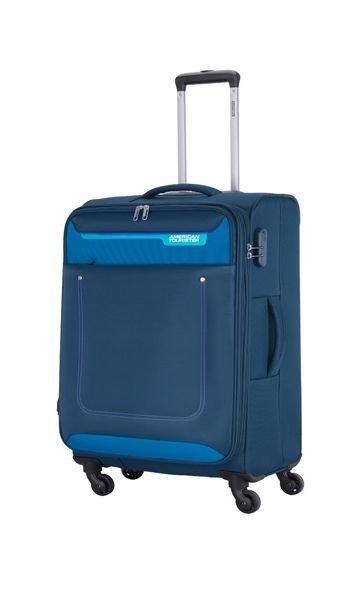 

American tourister jackson 70cm spinner soft luggage (fp6x01902) - blue