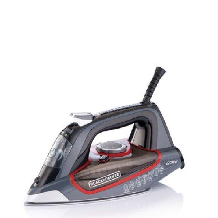 

Black & decker steam iron with ceramic soleplate, 80ml, 2200w, x2050-b5 - multicolor