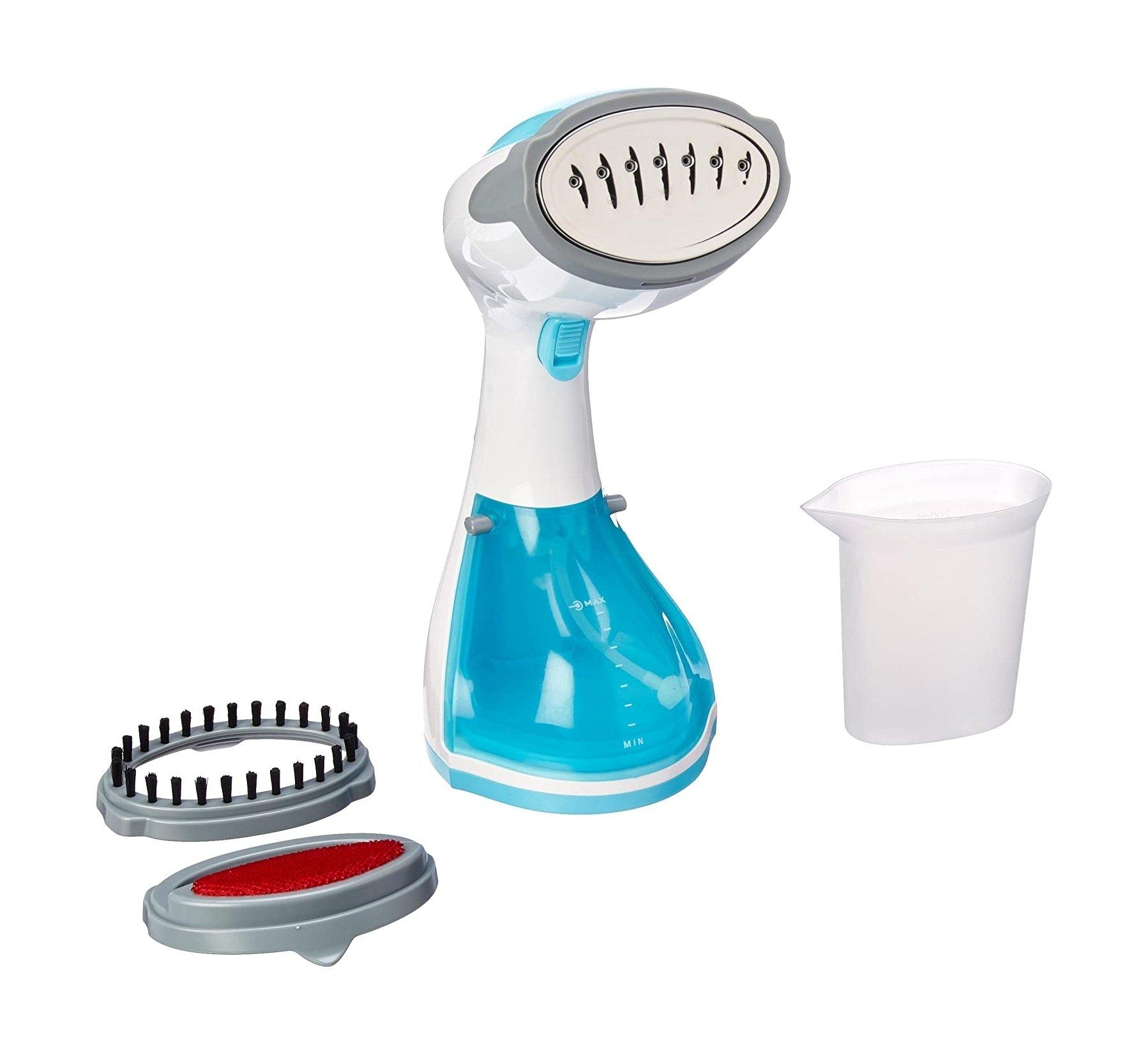 

Black+decker garment steamer, 1200wh, 0. 26 liter, st1200-b5 - white/blue