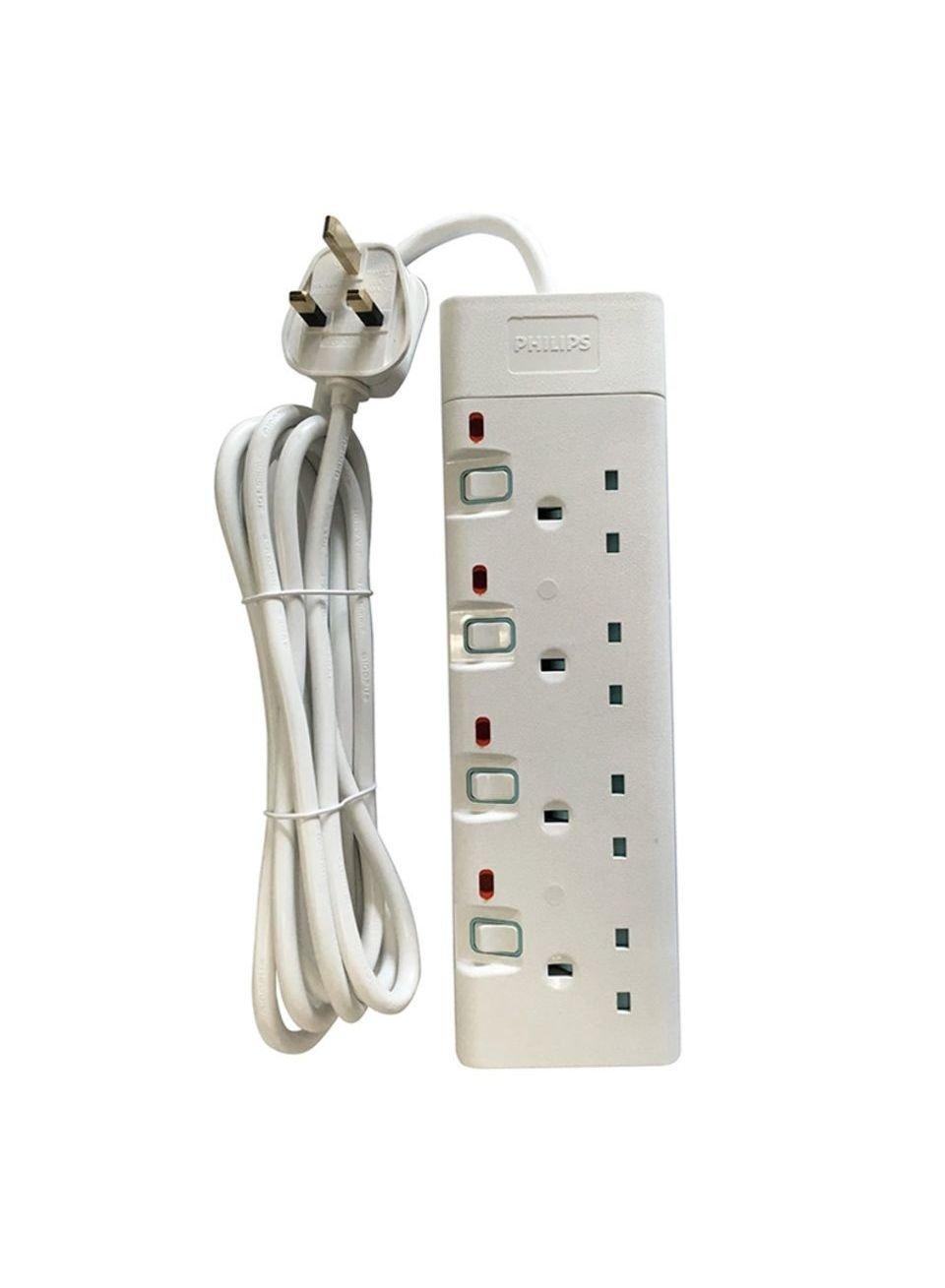 

Philips 4-sockets power extension 3m (spn1942wb/56) - white