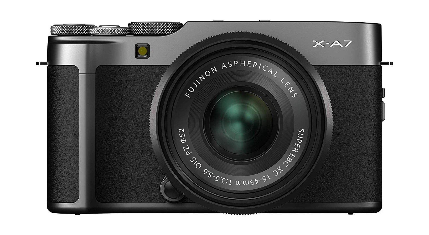 

Fujifilm x-a7 mirrorless digital camera with 15-45mm lens - dark silver