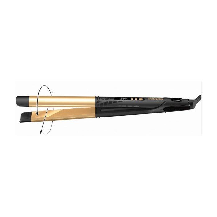 

Babyliss 2 in 1 hair straightener (babst440sde) - gold