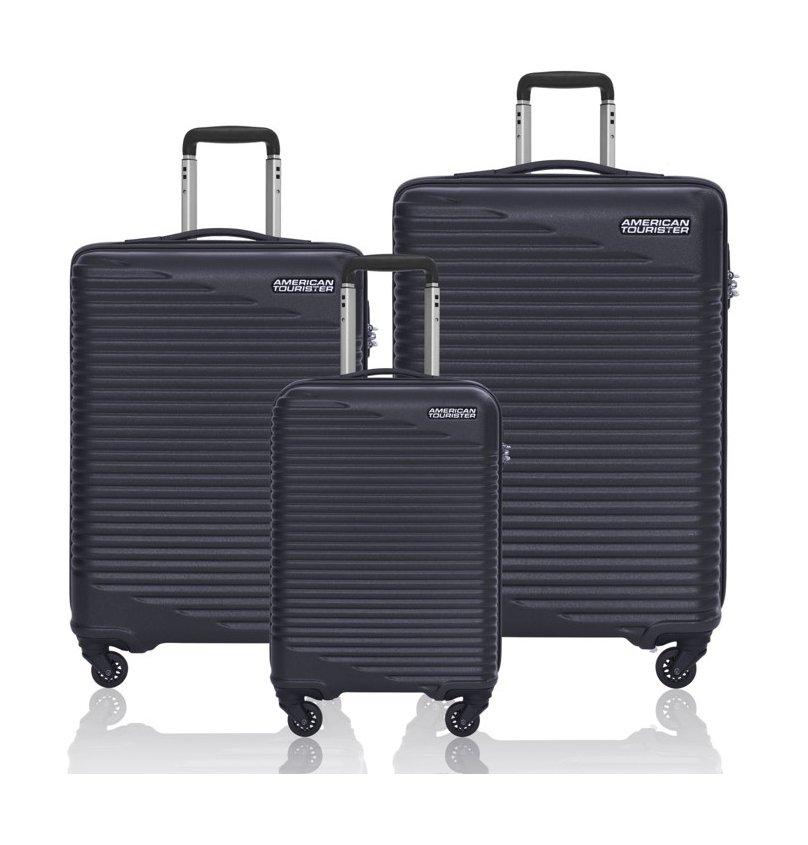 

American tourister skypark hardcase luggage (set of 3) - blue