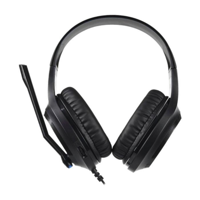 

Sades c-power wired gamind headset - black/blue -sa-716