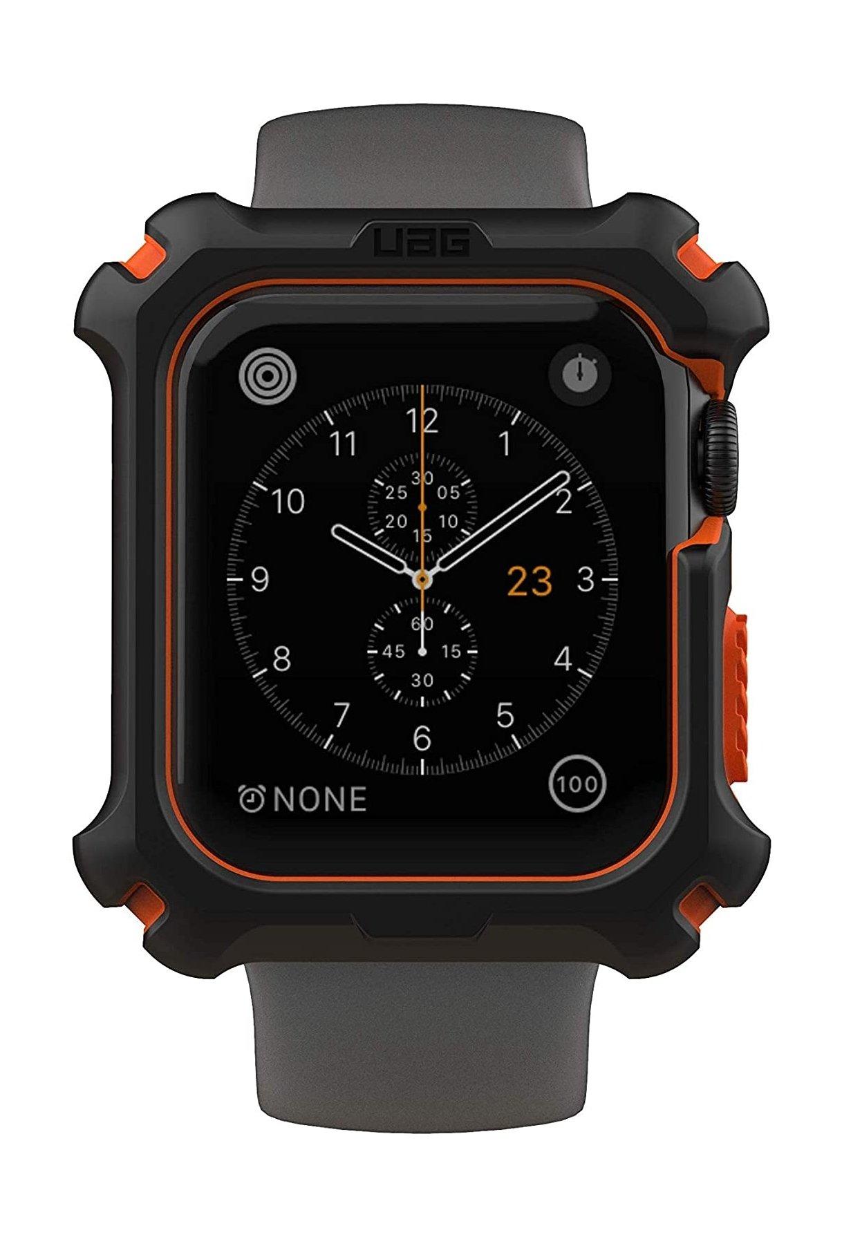 

Uag 44mm series apple watch case - black/orange