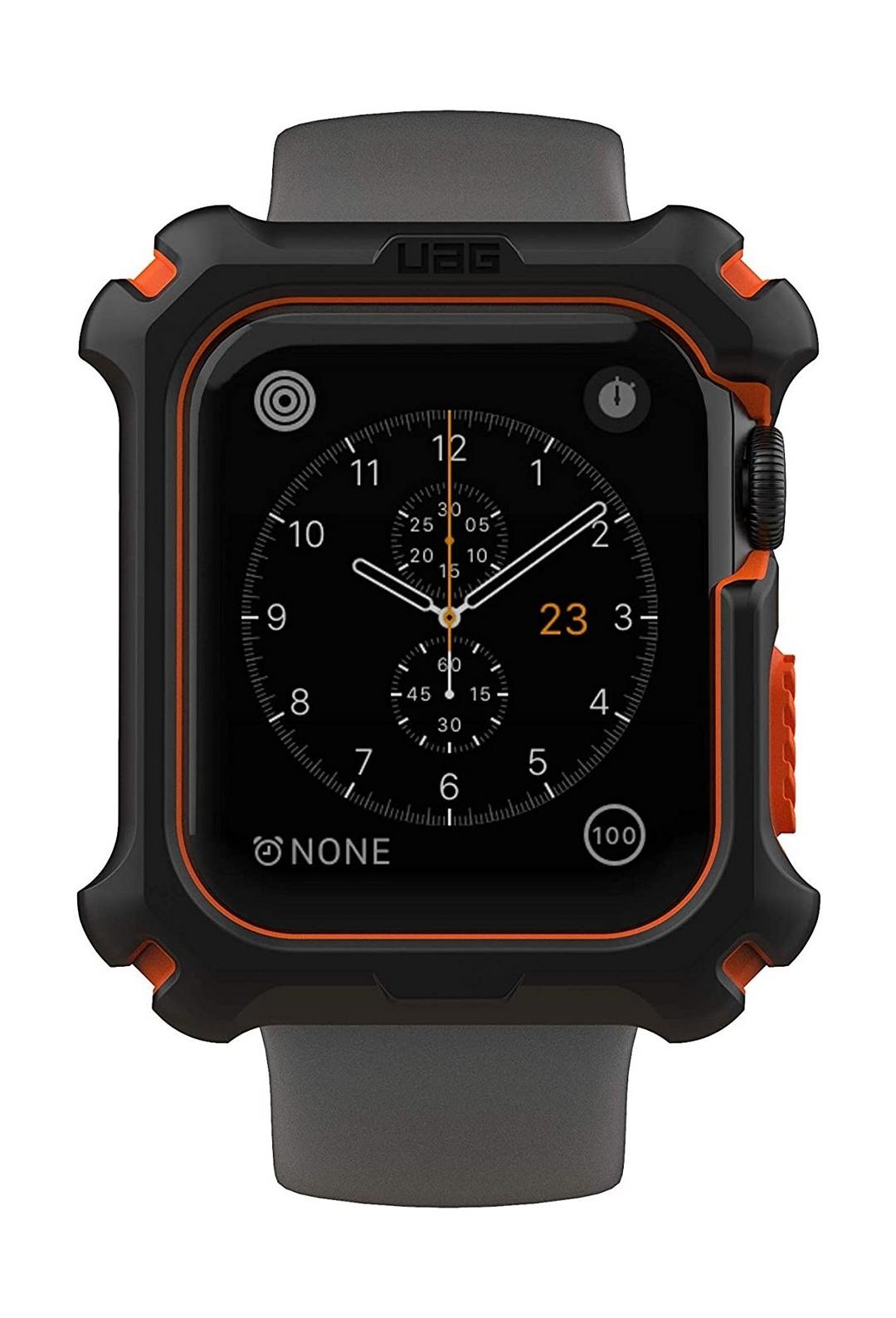 UAG 44mm Series Apple Watch Case - Black/Orange