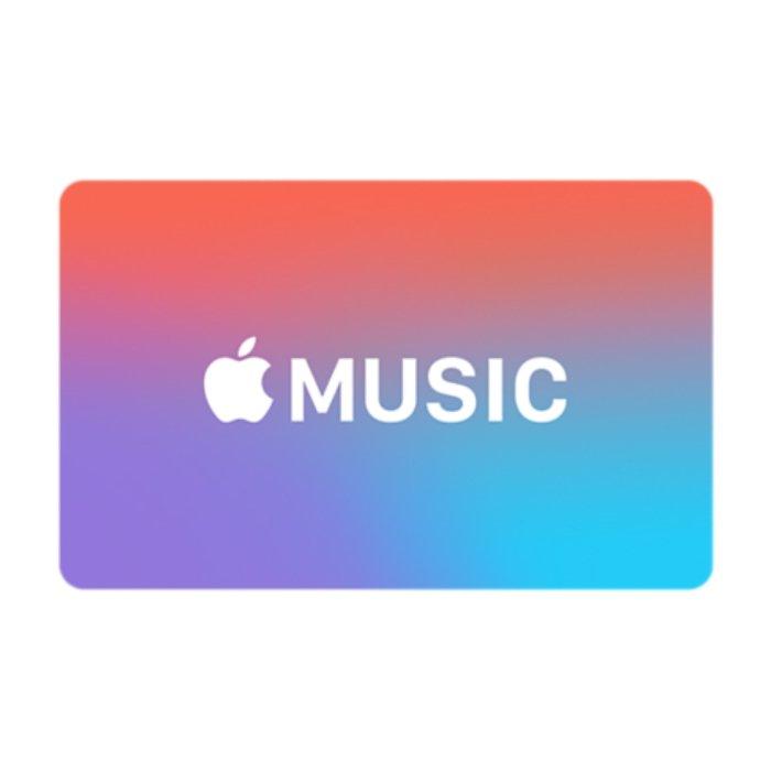 

Apple music 12 month membership gift card