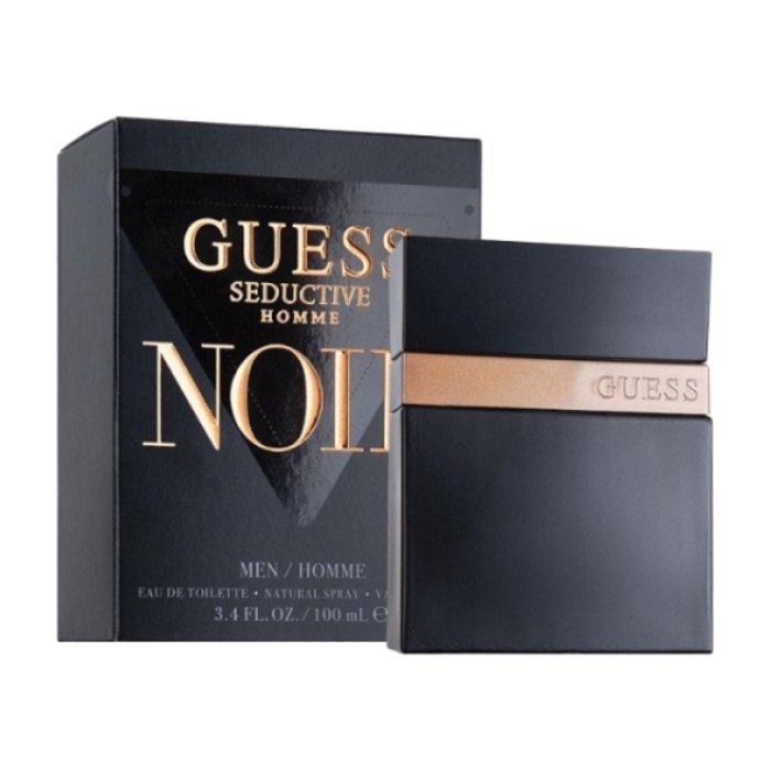 

Seductive homme noir by guess for men eau de toilette 100ml.