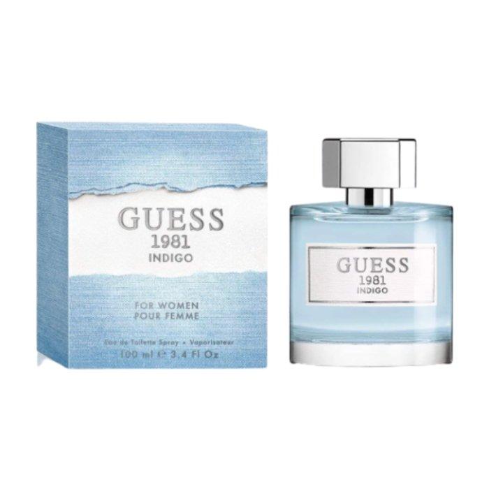 

1981 indigo by guess for women eau de toilette 100ml.