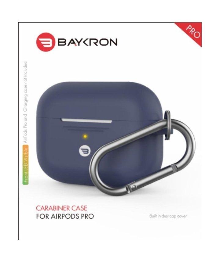 

Baykron airpods pro silicone case with carabiner - midnight blue