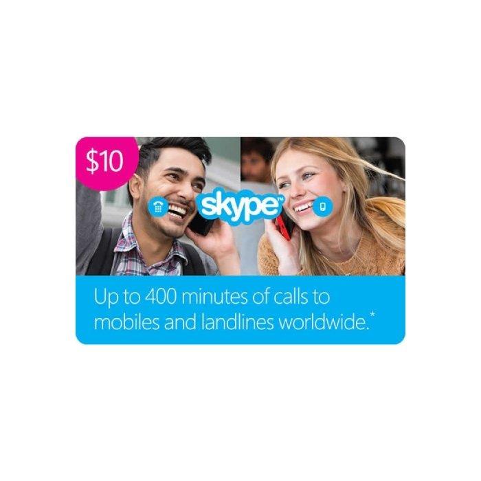

Skype card $10