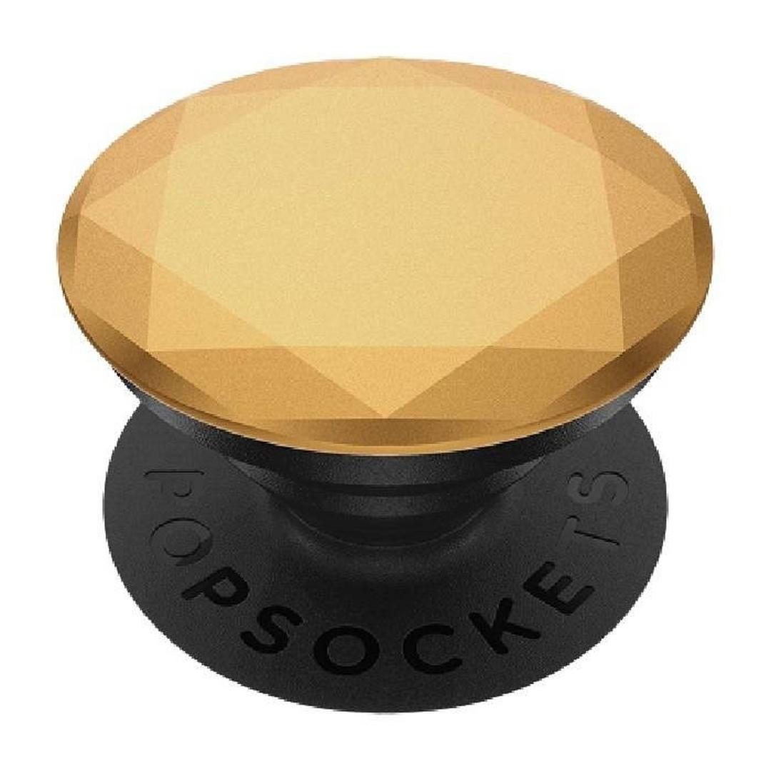 PopSockets Phone Stand and Grip (800938) – Metallic Diamond Medallion Gold