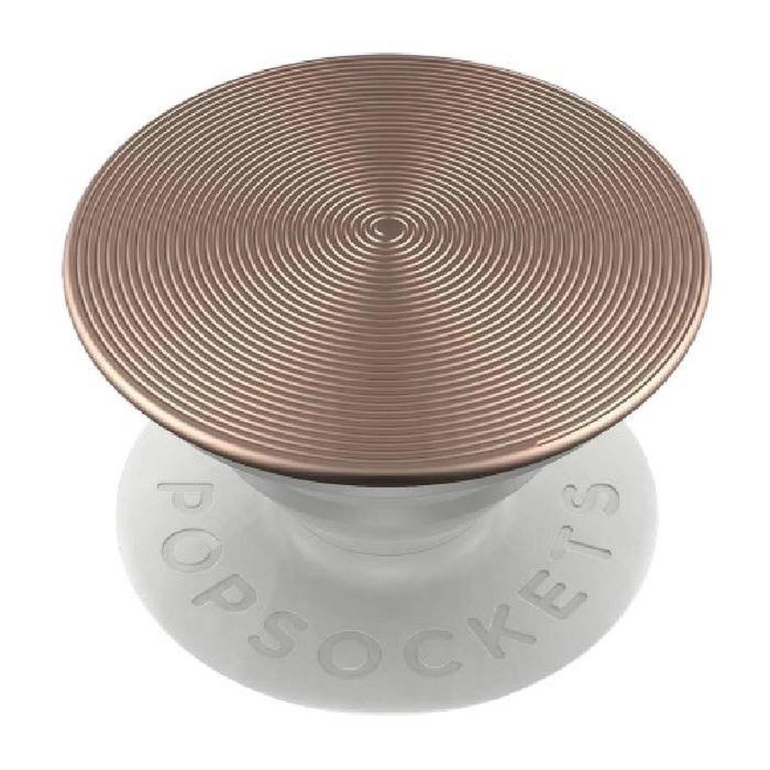 PopSockets Phone Stand and Grip (801137) – Twist Rose Gold Aluminum