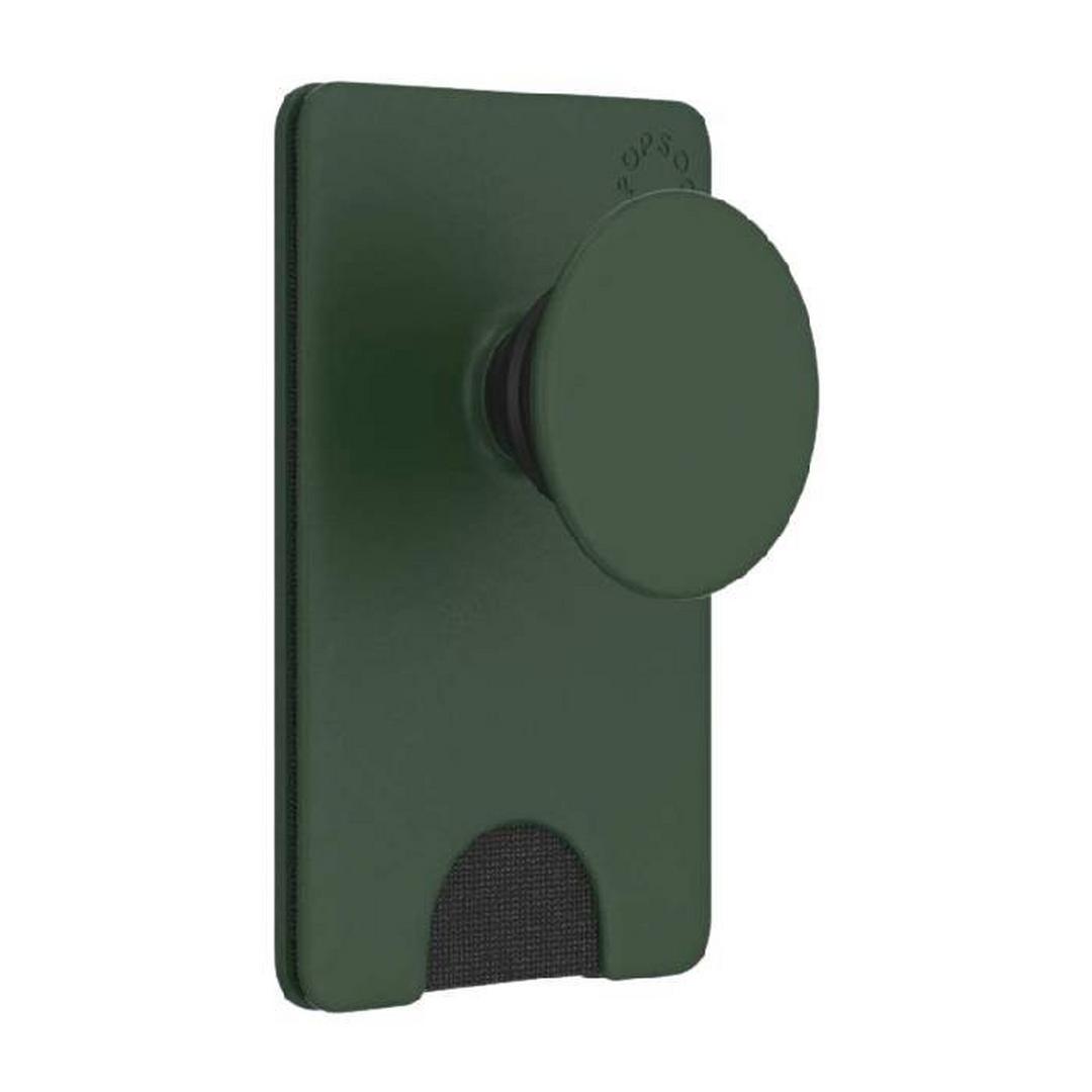 PopWallet+ Removable Card Holder for Smartphones – Moss Green (802997)