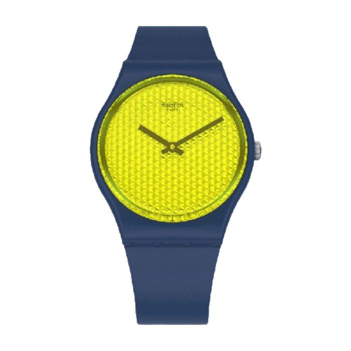 

Swatch quartz analog 34mm rubber unisex watch (swagn266)
