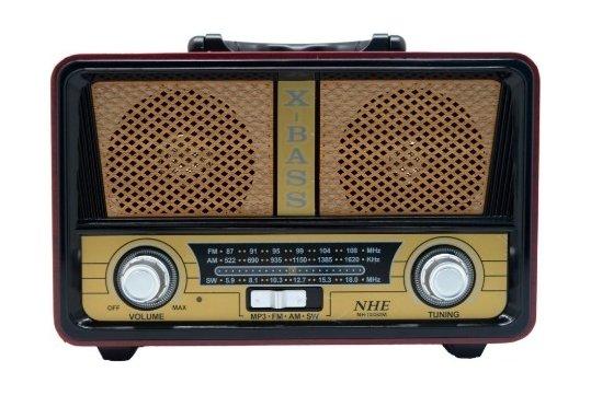 

Nhe nh-1900 100w old design fm radio with speaker