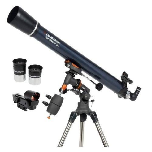 

Celestron astromaster 90eq 90mm f/11 refractor telescope