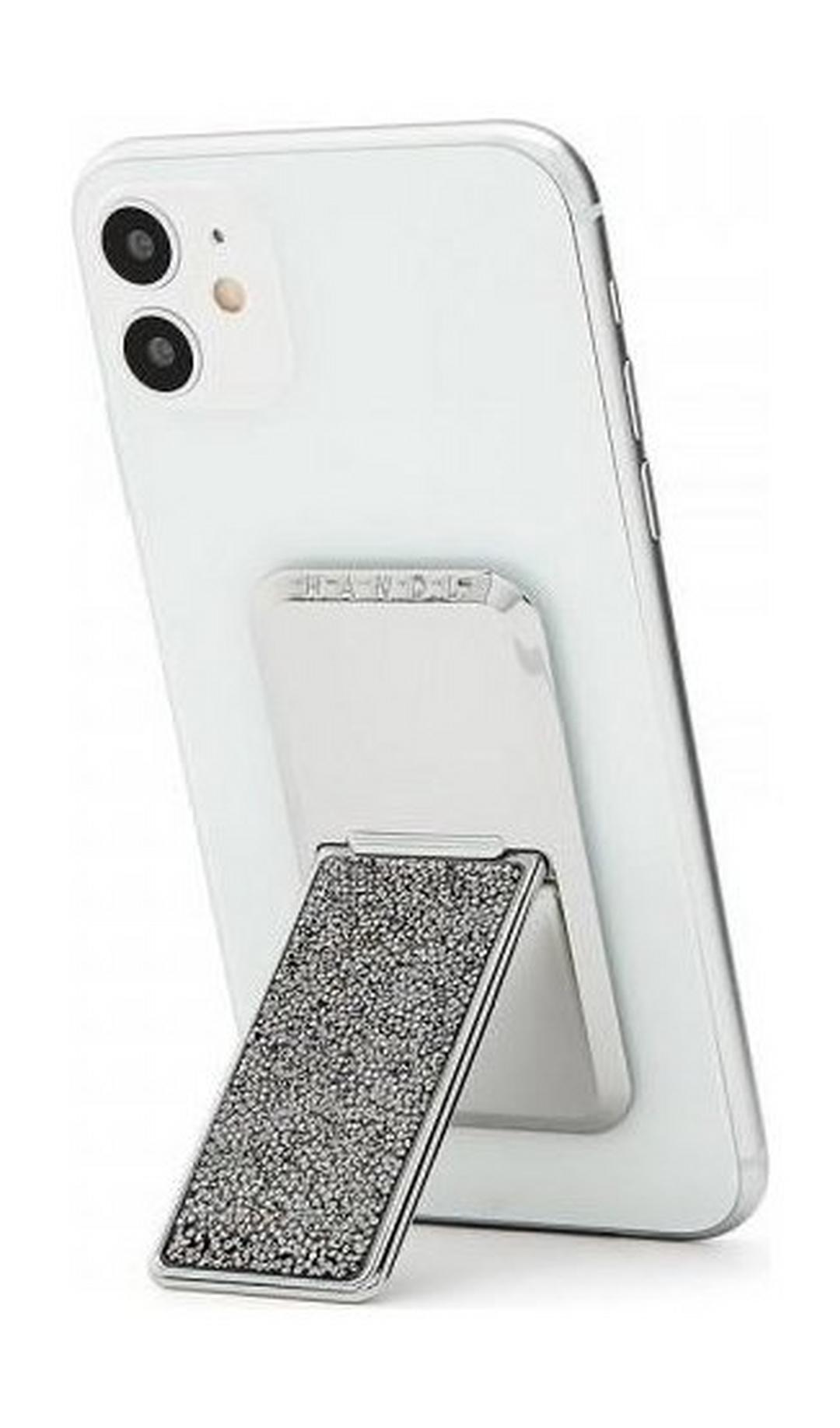 HANDLstick Crystal Smartphone Holder - Silver