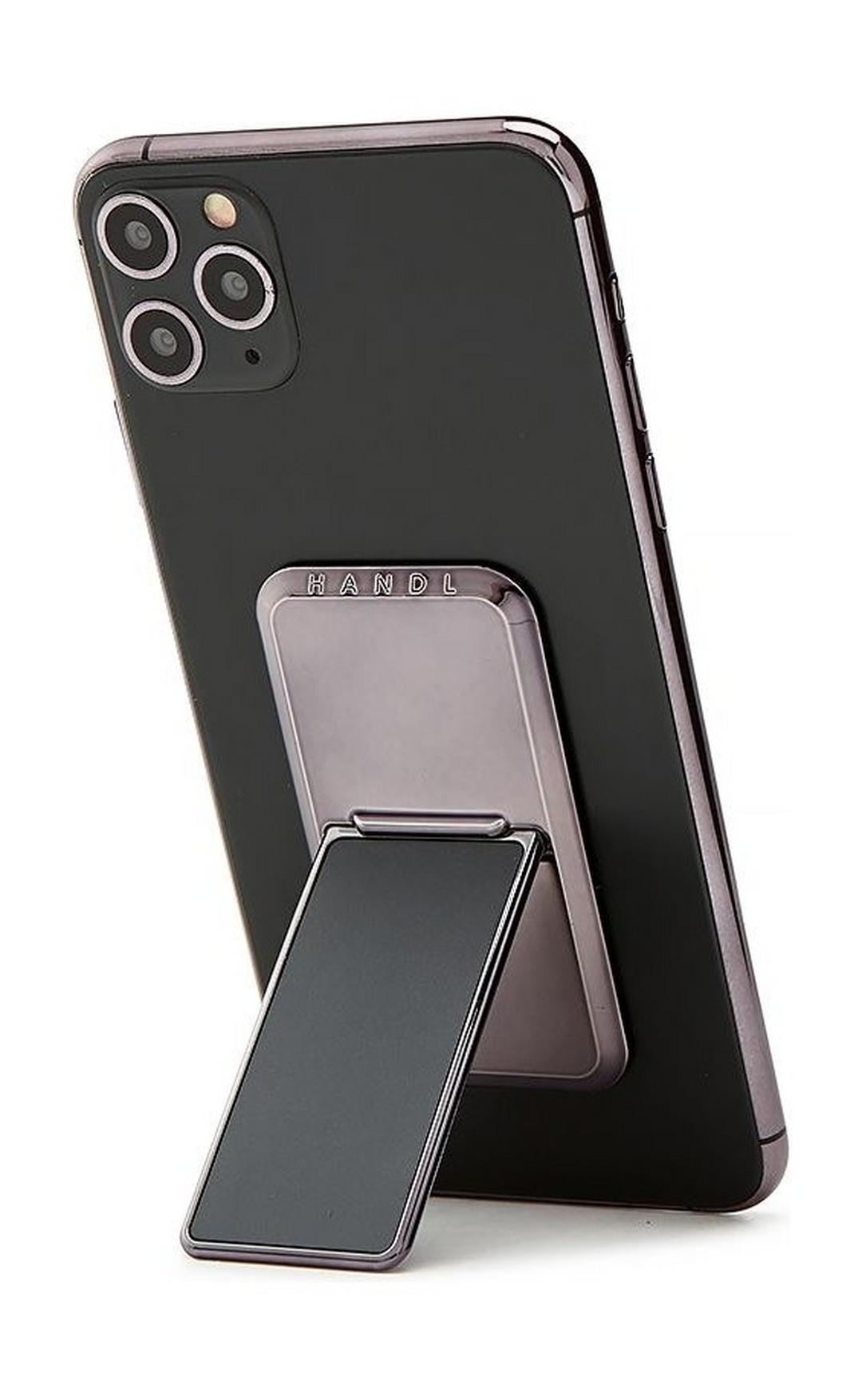 HANDLstick Solid Electroplated Smartphone Holder - Space Grey