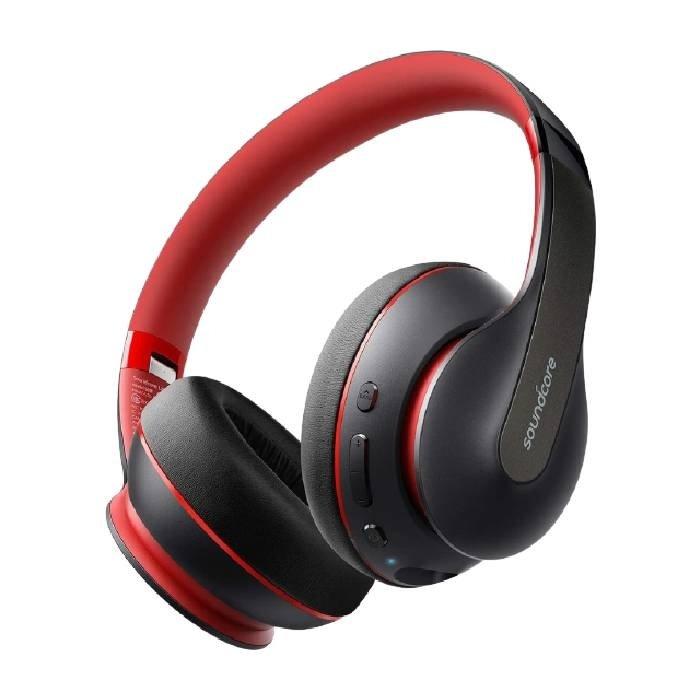 

Soundcore by anker life q10 | over-ear headphones with hi-res audio, a3032h12 - red