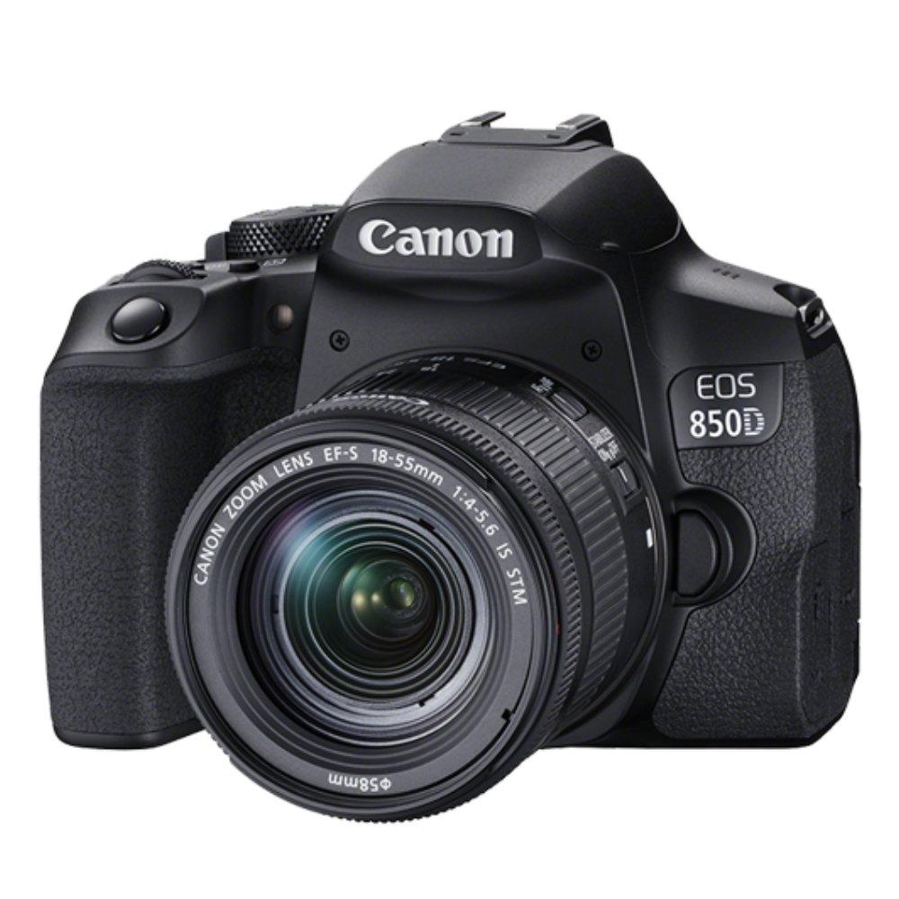 

Canon eos 850d dslr camera + ef-s 18-55mm f/4-5. 6 is stm lens