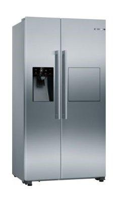 

Bosch 21cft side by side refrigerator and freezer (kag93ai30mÂ ) - stainless steel