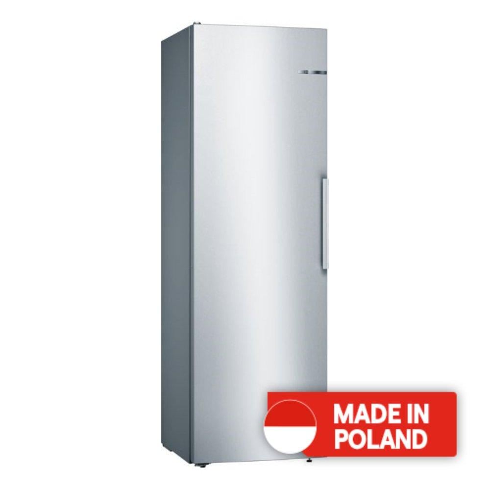 

Bosch single door refrigerator, 12cft, 348-liters, ksv36vl3pg - silver