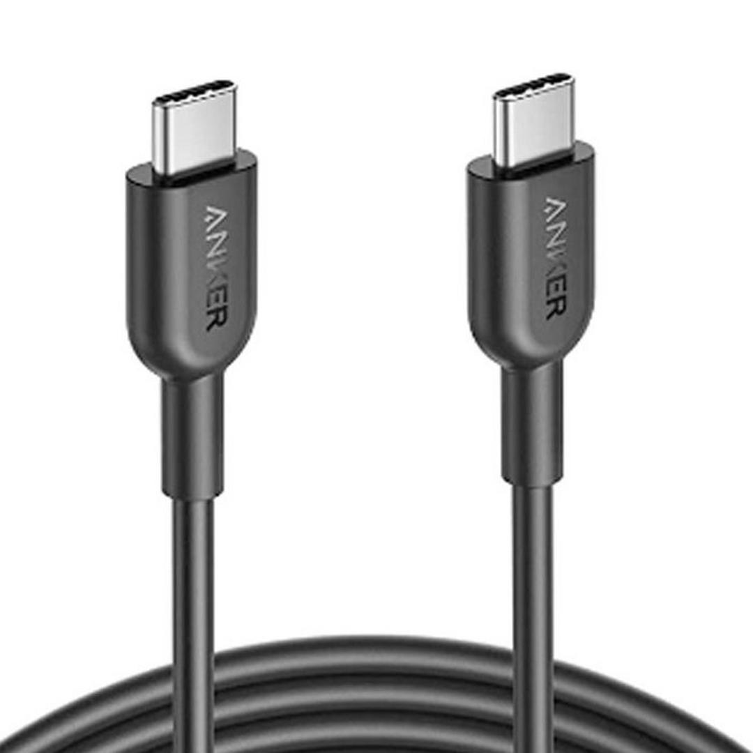 Anker PowerLine + III USB-C to USB-C Cable (6 Feet) - Black
