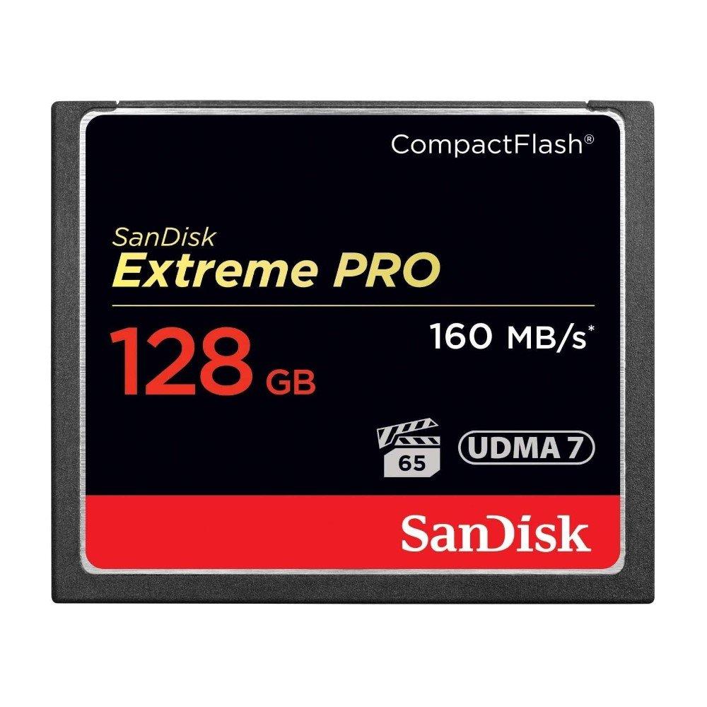 

Sandisk 128gb-160mb/s extreme pro compactflash memory card, sdcfxps-128g-x46