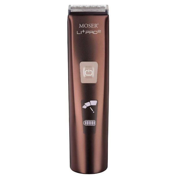 

Moser li+ pro2 hair clipper, 1888-0151 - metallic burgundy