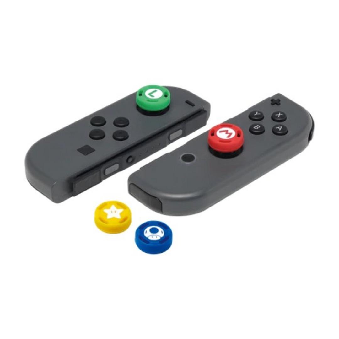 Hori Super Mario Analog Caps for Nintendo Switch (Set of 4)