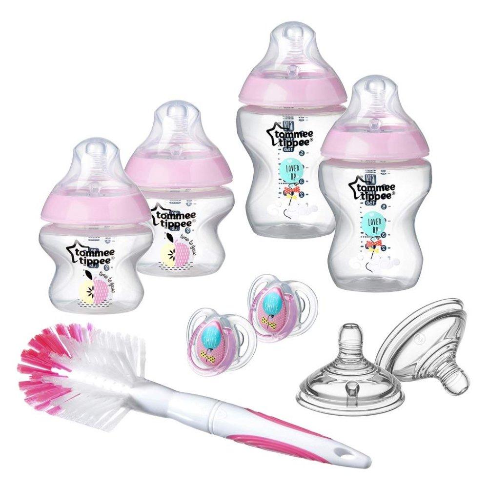 

Tommee tippee colored new born starter set – girl- (tt423566)