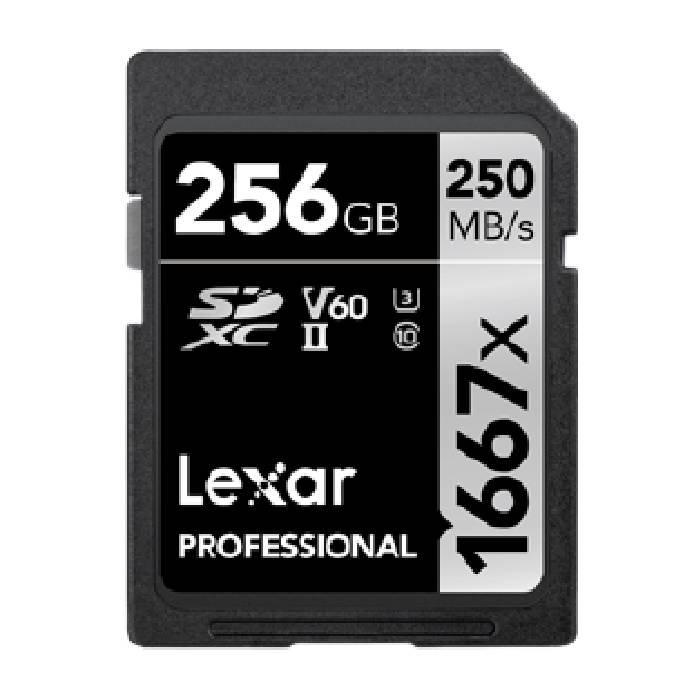 

Lexar professional 1667x sdxc uhs-ii 256gb memory card (lsd256cb1667)