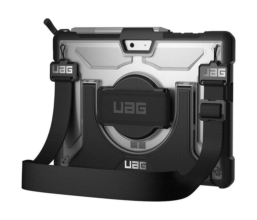 غطاء UAG لمايكروسوفت سيرفيس جو 2 / سيرفيس جو - بحزام يد وحزام كتف - ثلجي بلازما
