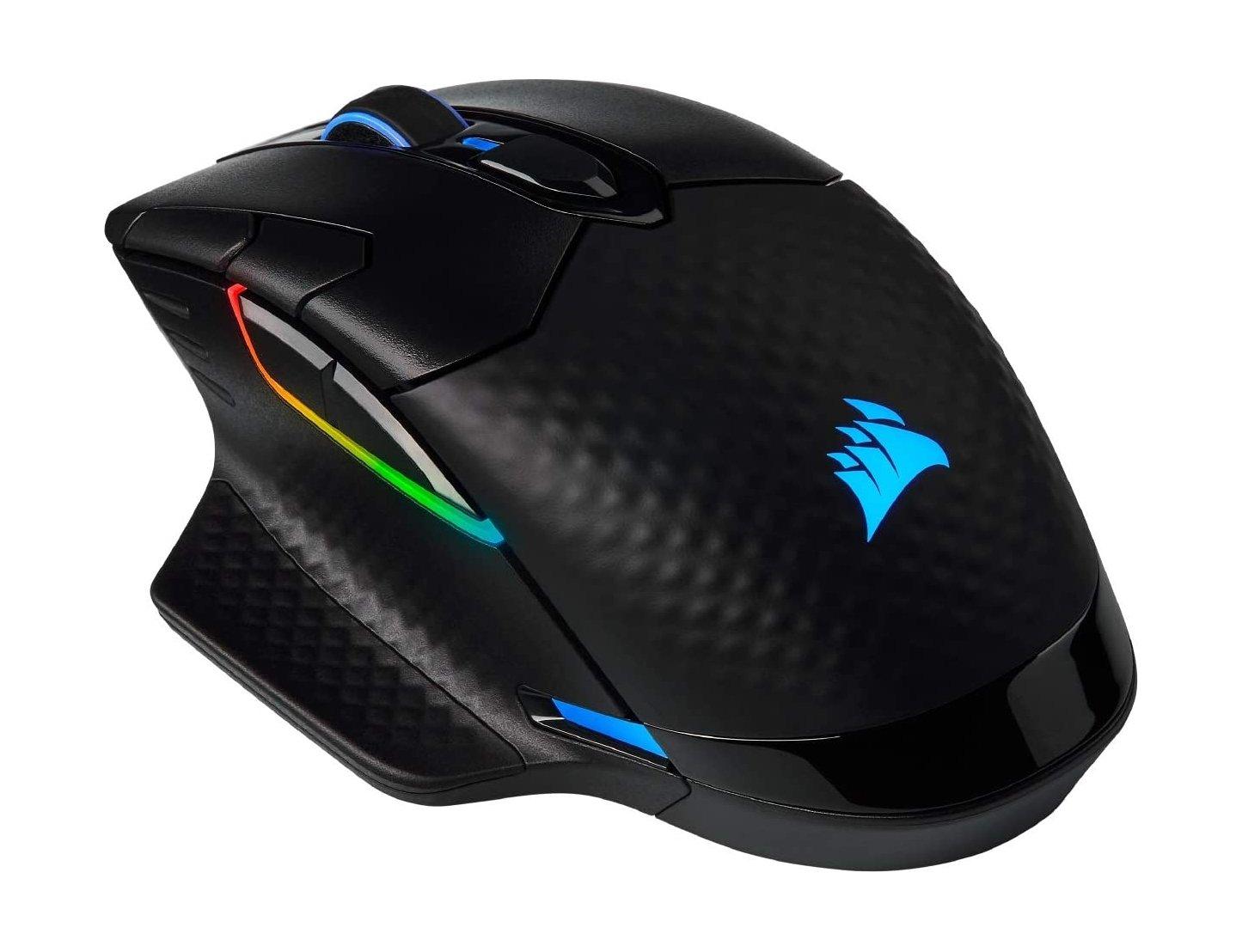 

Corsair dark core rgb pro wireless gaming mouse - black