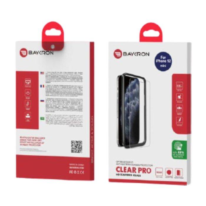 

Baykron iphone 12 mini antibacterial 2d tempered glass