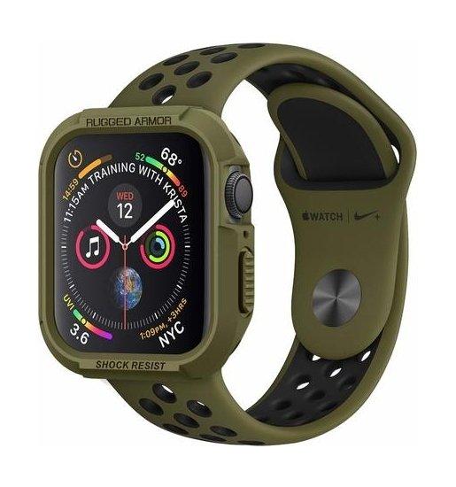 

Spigen apple watch series se/6 /5/ 4 44mm case rugged armor - green