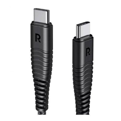 

Ravpower 1m tough nylon braided usb c to c cable (rp-cb047) - black