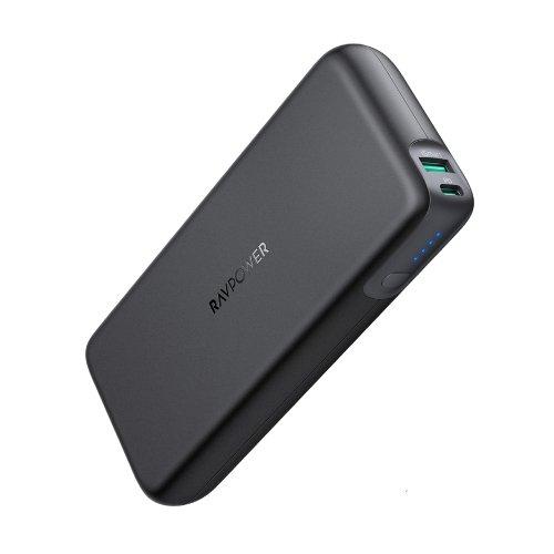 

Ravpower pd pioneer 20000mah 60w 2-port portable charger - black