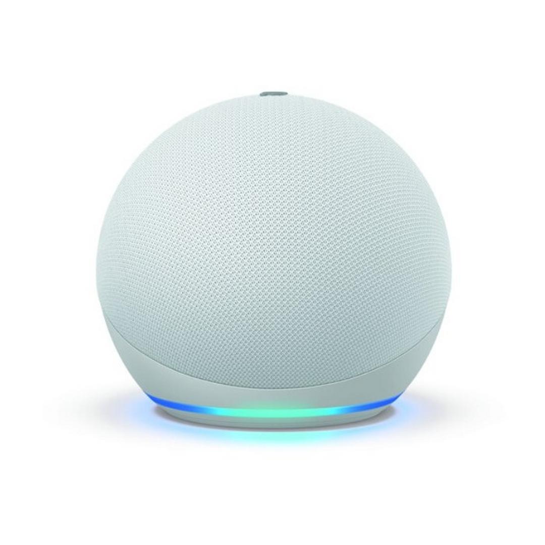 Amazon Echo Dot Smart Speaker (4th Generation) - Glacier White