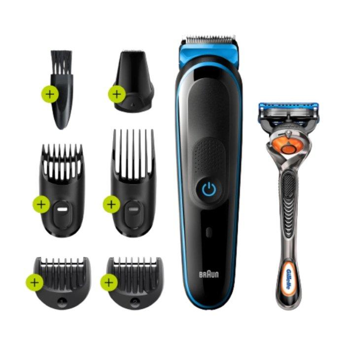 

Braun 7-in-1 trimmer with 5 attachments + razor (mgk3245)