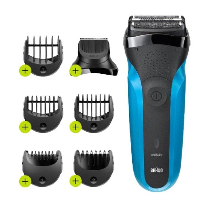 

Braun shave & style wet & dry shaver (310bt) - blue