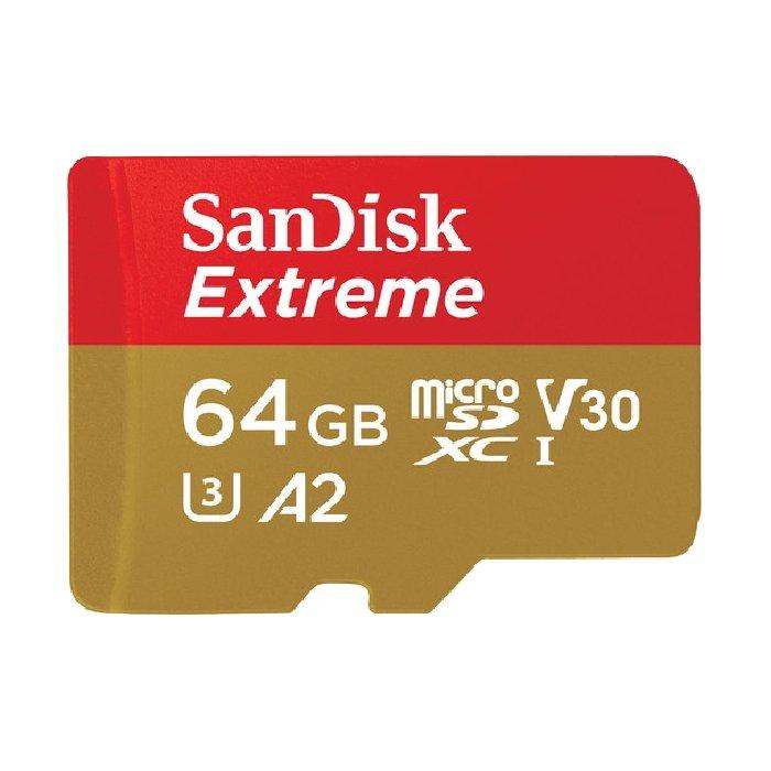 

Sandisk 64gb extreme uhs-i microsdxc memory card