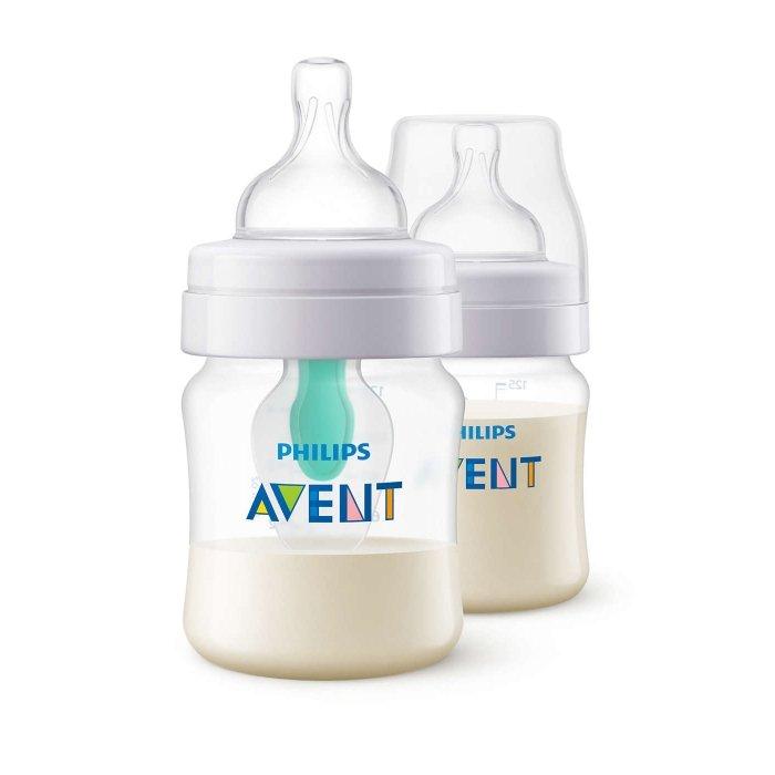 

Philips avent anti-colic with airfree vent feeding bottle 125ml - 2 pcs