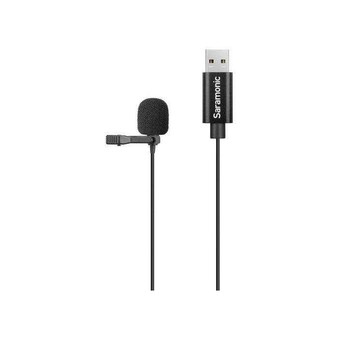 

Saramonic clip-on usb lavalier microphone, 2m cable, sr-ulm10 - black