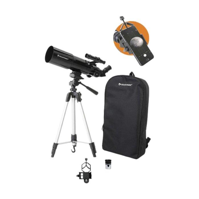 

Celestron - travel scope 80mm portable telescope with smartphone adapter